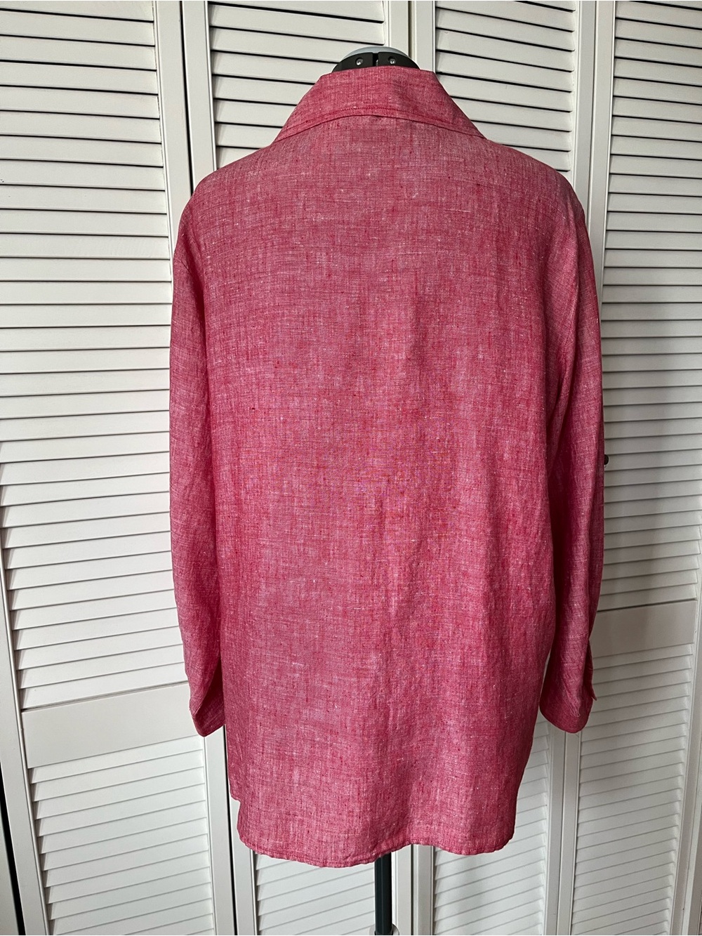 Liz Claiborne Linen Button front shirt 1X - Picture 7 of 11